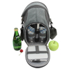 Shoulder strap wholesale waterproof multifunctional insulated wine bottle and glass beer cooler bag with bottle opener