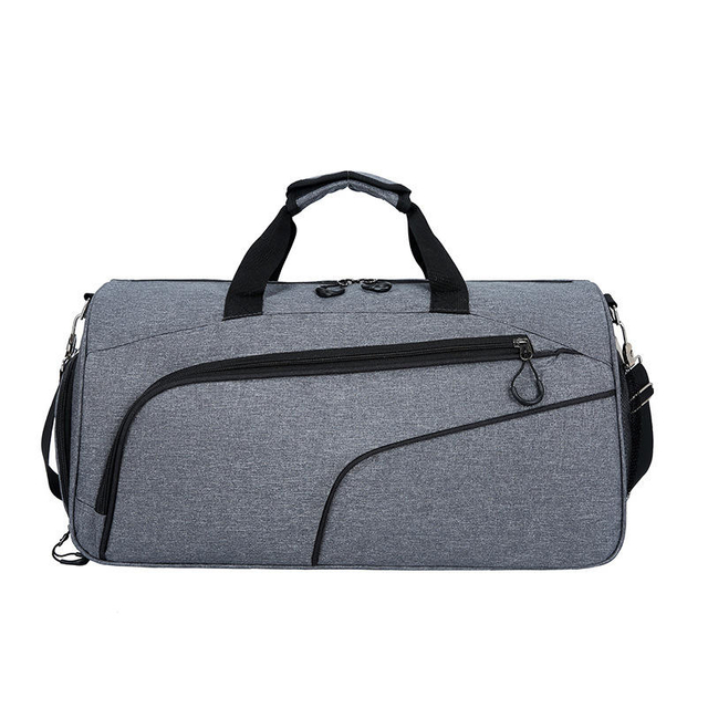 Custom Travelling Duffle Bag Mens Gym Sports Luggage Travel Bags Gray Sneaker Duffle Bags