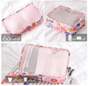 6pcs Travel Packing Cubes Compression Waterproof Luggage Garment Clothing Packaging Organizers for Suitcases