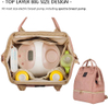 Double Layer Breast Pump Diaper Bag Outdoor Work Hiking Baby Diaper Bag Backpack Baby Bottle Bag