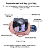 New Fashionable Sports Bag Can Be Covered With Pull-rod Duffel Bag Large Capacity Outdoor Travel Bag