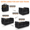 Custom Large Trunk Organizer with Tie-Down Straps, Removable Dividers, Built with 2mm PE Board