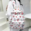 Wholesale Cherry Printing Women Daily Fashion Backpack College Girl School Bag