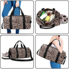 Custom Print Sports Tote Gym Duffel Bags with Wet Pocket And Shoes Compartment Lightweight Shoulder Weekender Overnight Bag