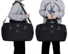 Large Capacity Travel Bag Waterproof Sport Gym Duffel Bags Custom Black Duffle Bag with Shoe Compartment