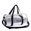 Waterproof Sports Gym Travel Duffle Leather Gym Bag Women Sport Travel Duffel Bags Leather Weekender Bag