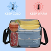 Amazon\'s Hot One-Shoulder Lunch Bag Aluminum Foil Insulated Fruit Freezer Bag Iced Drink Picnic Cooler Bag