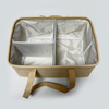 custom logo babdy diaper caddy bag 14 15 17inch durable cotton canvas nursery organizer tote bag