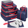 Functional Organizer Customized 7 Set Packing Cubes Luggage for Travel