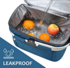 Large Waterproof Leakproof Collapsible Portable Beach Insulated Grocery Shopping Bag Picnic Cooler Basket