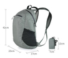 Large capacity waterproof folding backpack packable backpack foldable custom logo