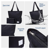 Fashion Digital Full Printing Polyester Ladies Beach Tote Bag Gym Sport Shopping Travel Handbag Set