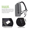 Fashion Daily Men Ladies Day Pack Durable Double Shoulder Bag Business Laptop Backpack With USB Charge Port