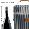Domestic Use Lightweight Soft Aluminium Foil Drink Wine Cooler Bag For Beach Picnic
