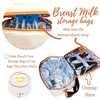 Breastmilk Storage Cooler Bag For 6 Bottles Leak-proof Caddy Insulated Bag Cooler Shoulder Bag For Breast Milk