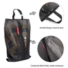 Large Lightweight Waterproof Women Shoe Storage Dust Packaging Bag TPU Mesh Water Resistant Custom Travel Shoe Bag With Zipper