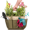 Heavy Duty Durable Florist Work Gardening Tool Set Kit Bag Organizer Storage Canvas Garden Tool Tote Bag