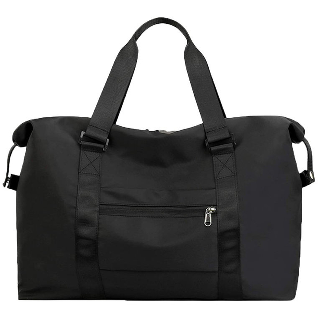 Fashion Travel Overnight Women Black Duffle Bag Tote Customised Waterproof Lady Duffle Bags
