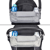 Multifuctional Mommy Diaper Storage Bag Stroller Organizer With Feeding Bottle Holder And See Through PVC Phone Pocket
