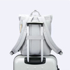 Men Women Recycled Pet Anti Theft Roll Top Backpack Casual Travel Laptop Backpack Water Resistant College School Bookbag