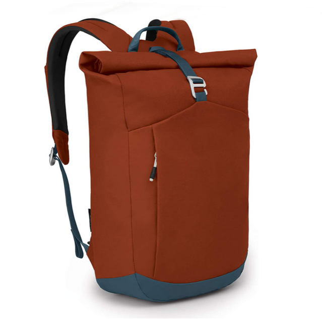Leisure Laptops Backpack BSCI Factory Custom Waterproof Rpet Fabric Camping Hiking Travel Roll Top Laptop Backpack