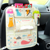 Wholesale Custom Logo Car Pocket Organizer Car Seat Back Storage Trunk Storage Backseat Organizer with Tissue Box