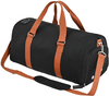 Waterproof Custom Unisex Women Men Black Travel Sports Travel Gym Weekend Bag Overnight Bags With Handles