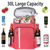 Unisex Waterproof Portable Lunch Insulation Cooler Backpack Cooling Bag Insulated Bags For Food Delivery