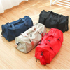 Nylon Travel Duffle Bag for Men Custom High Quality Factory Made Tote Duffle Travel Gym Bag with Shoe Compartment