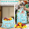 Heavy Duty Practical Tote Shopping Bag Large Reusable Foldable Grocery Shopping Bag for Supermarket