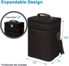4 Bottle Expandable Wine Cooler Tote Bag Custom Or Standard Thermos Wine Cooler Bags with Handle And Adjustable
