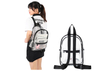 Waterproof Clear PVC Mini Transparent Travel Hiking See Through Bookbag Backpack Rucksack