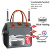 6-pack Insulated Thermal Food Cool Bag Waterproof Travel Office School Lunch Bag Tote Cooler