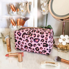 Water Resistant PU Travel Pouch Bag Cosmetic Cosmetic Makeup Bag Light Weight Make Up Bag Pouch