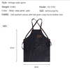 Heavy Duty Durable Canvas Work Tool Workshop Apron with Pockets for Men & Women