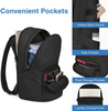 Black Backpack for Women Waterproof Laptop Backpacks Female Quilted Soft Velvet Rucksack Wholesale