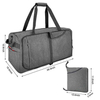 65L Waterproof Foldable Weekender Premium Duffle Bag With Shoe Compartment