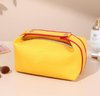Bulk Designed Women Cosmetic Cotton Canvas Makeup Organizer Bags Toiletry Wash Bag Storage for Travelling