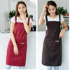 New design cotton canvas apron for adults wholesale chef apron china manufacturer