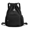 Waterproof personalized OEM factory price drawstring bags sports gym backpack cinch tote bag