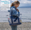 Clear Large Plastic Beach Handbag See Through Bags Vinyl Clear Stadium Bag Transparent Shoulder Bag for Women