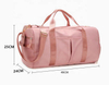 Custom Duffel Bag Gym Water-resistant Nylon Sport Weekender Travel Shoulder Duffel Bag With Shoe Compartment