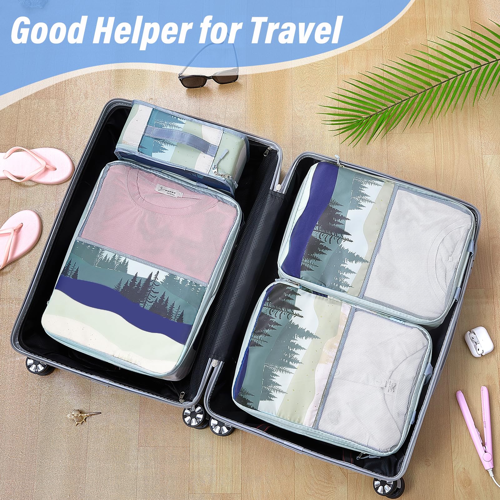 Compression Packing Cubes for Travel Product Details