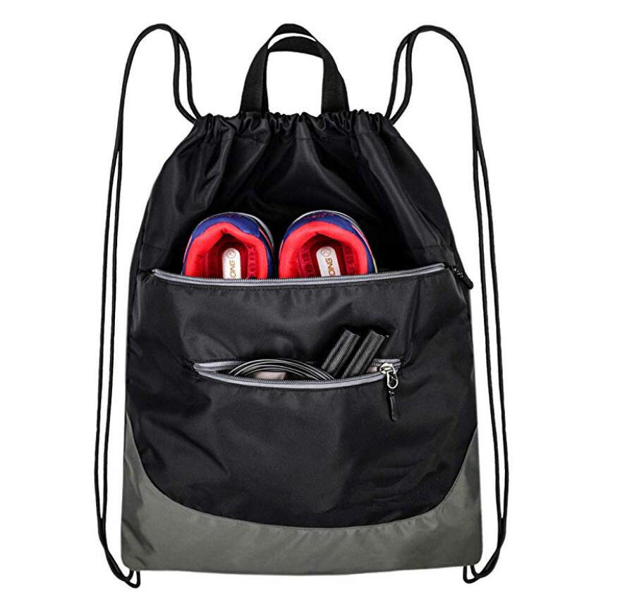 Drawstring Backpack Sports Athletic Gym String Bag Cinch Sack Gym Sack Pack