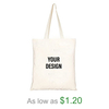 Personalized Reusable Canvas Tote Bag Custom Printing Promotion Blank Cheap Durable Wholesale Cotton Tote Bag