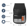 Small Tool Pouch with Belt Clip Tool Belt Pouches Electrician Tool Pouch Attachment for Tool Belt 5 Pockets