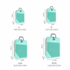 Custom Water-resistant Wholesale 6 Piece Luggage Travel Storage Bag Organizer Packing Cube Set