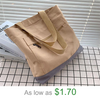 Stylish Canvas Tote Bag with An External Pocket Daily Essentials Branded Inspired Cotton Bags with Custom Printed Logo