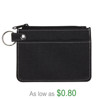 Custom Logo Mini Leather Card Holder PU Credit Card Wallet