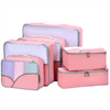 Travel 6 Set Packing Cubes Luggage Organizer Bags 4 Sizes Travel Cubes For Carry On Suitcases